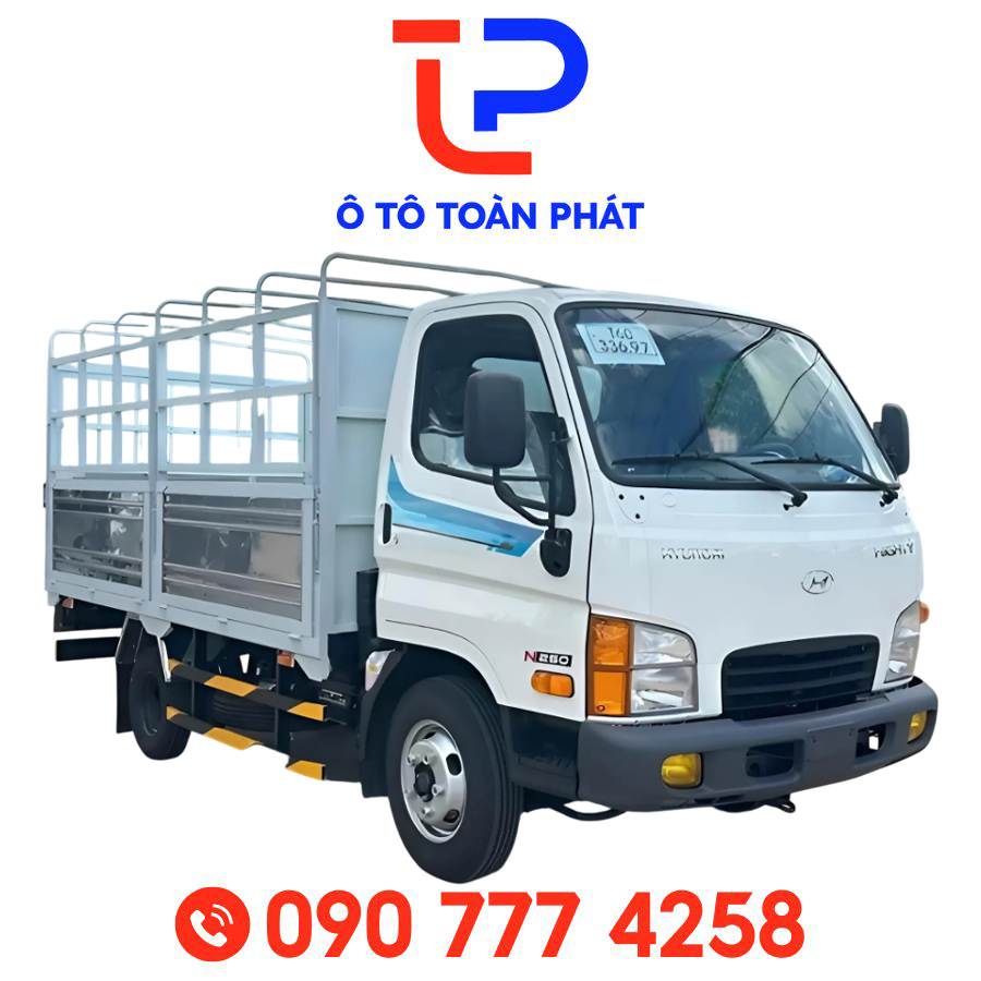 Xe Tải Hyundai Mighty N250 – 2,4 Tấn Thùng Mui Bạt