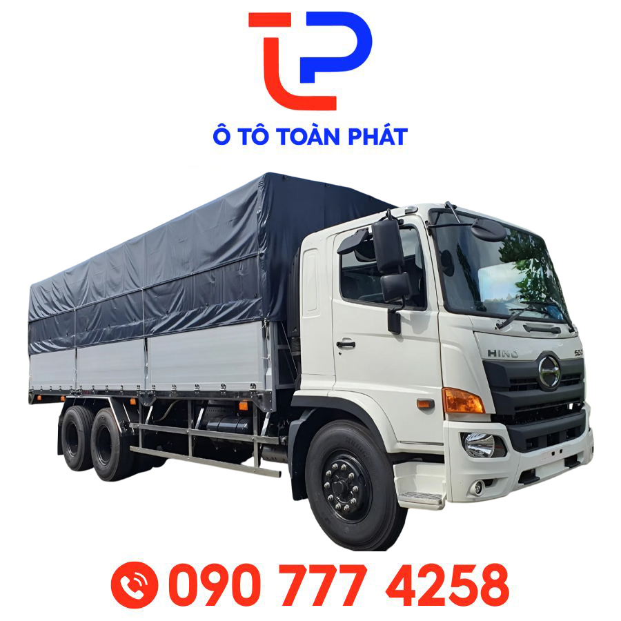 Xe Tải Hino FL 15 Tấn – Thùng Mui Bạt Dài 7m7