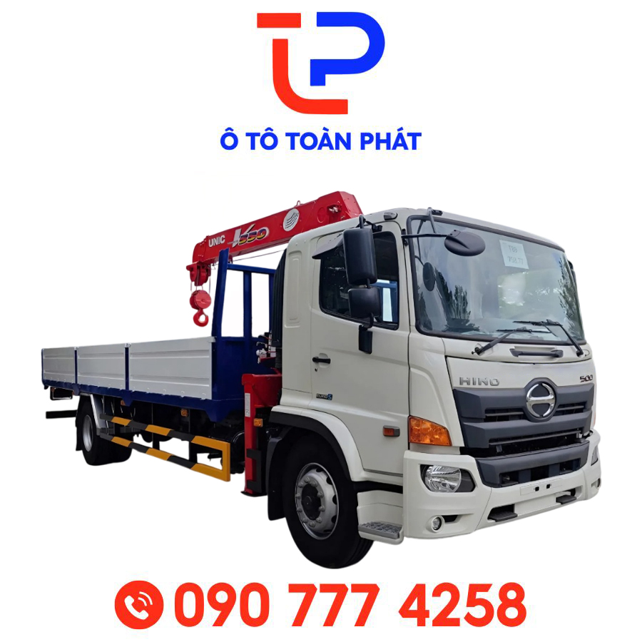 Xe Tải Hino FG Gắn Cẩu