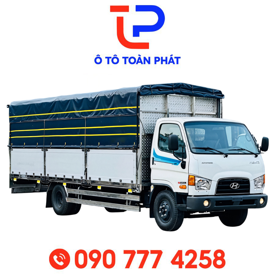 Xe Tải Hyundai Mighty W11SL – 6,7 Tấn Thùng Mui Bạt