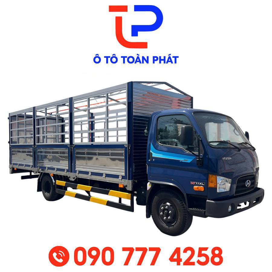 Xe Tải Hyundai Mighty W11XL – 6,7 Tấn Thùng Mui Bạt