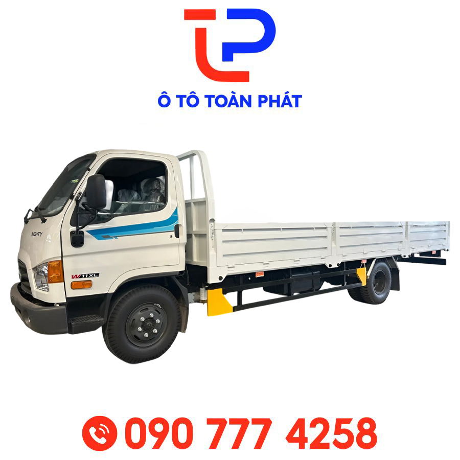 Xe Tải Hyundai Mighty W11XL – 6,9 Tấn Thùng Lửng