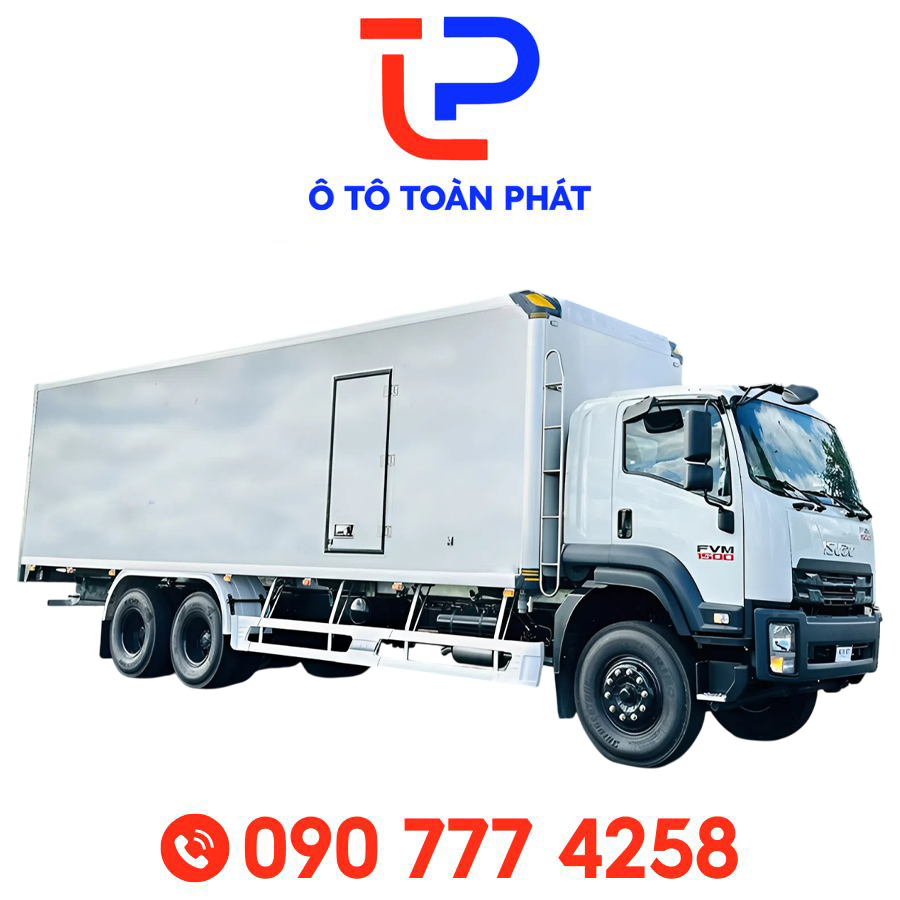 Xe Tải Isuzu FVM60WE5 – 15 Tấn Thùng Bảo Ôn Dài 9m4