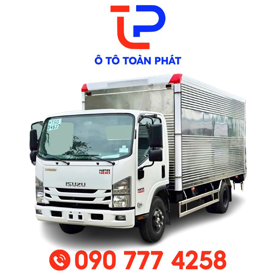 Xe Tải Isuzu NPR 400 – 3,5 Tấn Thùng Kín