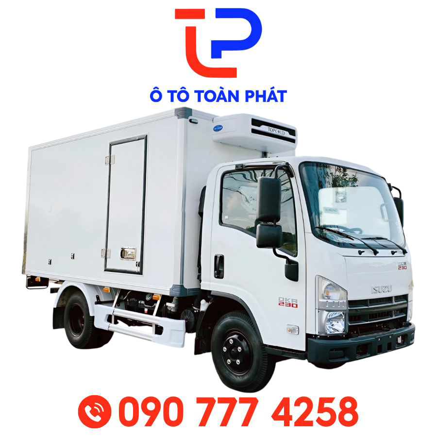 Xe Tải Isuzu QKR 230 – 1,9 Tấn Thùng Đông Lạnh