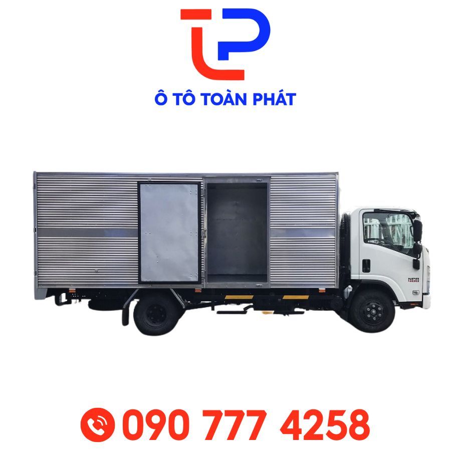 Xe Tải Isuzu Npr 400 3,49 Tấn Thùng Kín