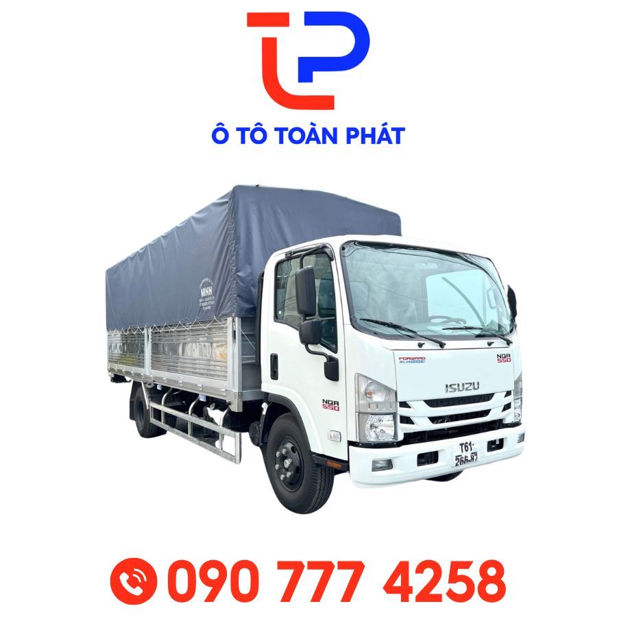 Xe Tải Isuzu Nqr 550 5 Tấn Thùng Mui Bạt