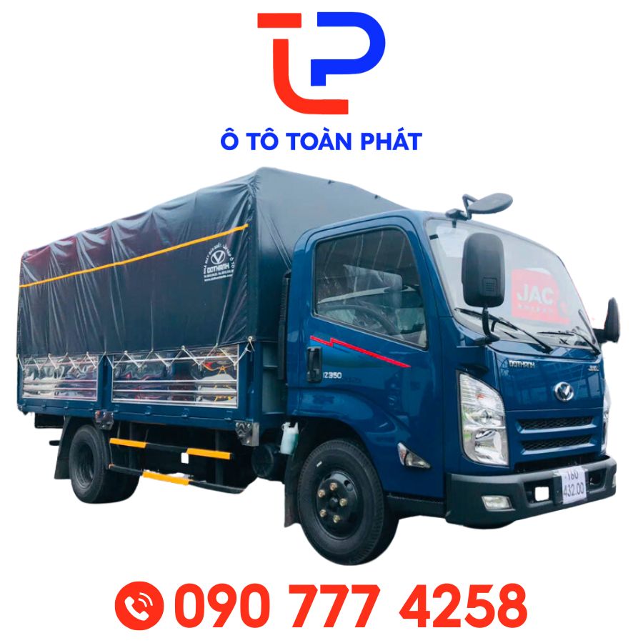 Xe Tải Dothanh Iz350 1,9 – 2,3 – 3,49 Tấn Thùng Mui Bạt