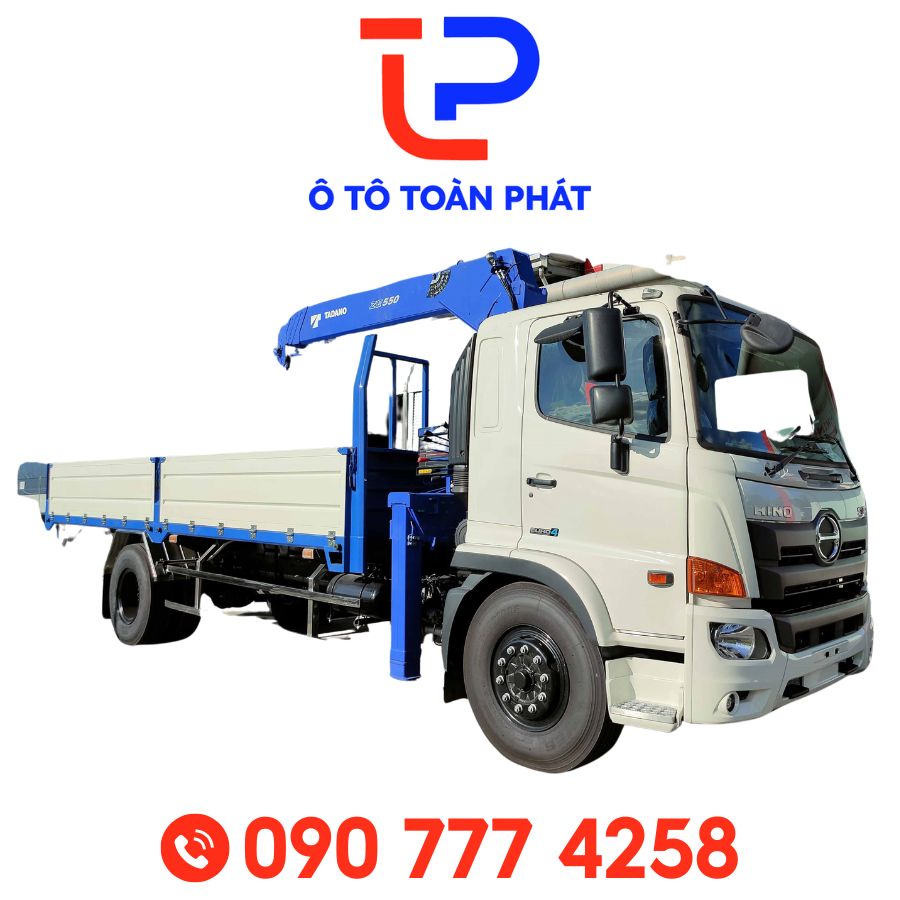 Xe Tải Hino Fg 8 Tấn Gắn Cẩu