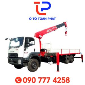 xe Tải Isuzu Fvm 1500 15 Tấn Gắn Cẩu