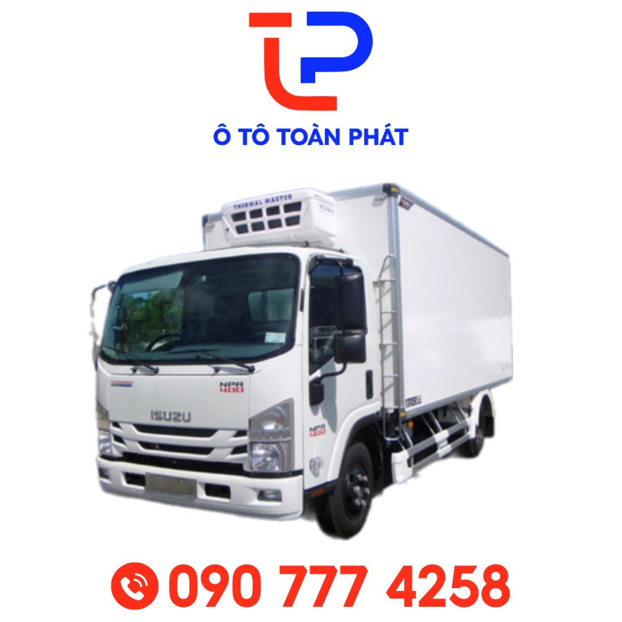 Xe Tải Isuzu Npr 400 3,49 Tấn Thùng Đông Lạnh