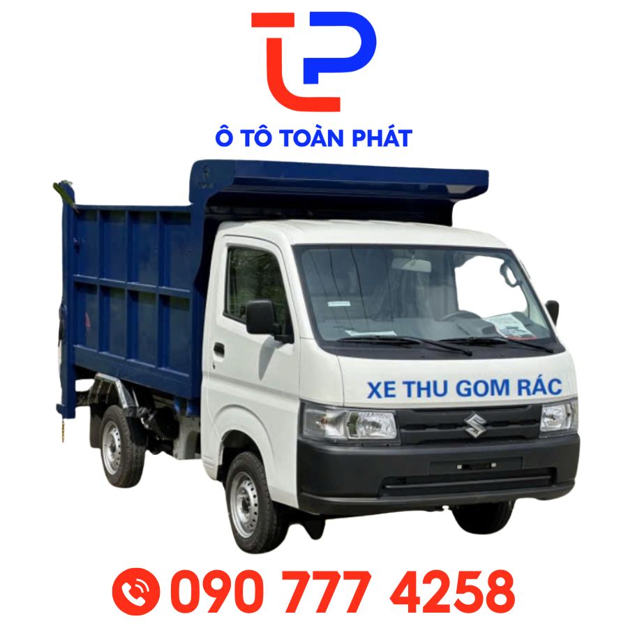 Xe Tải Suzuki Pro 600 Kg Chở Rác 4 Khối