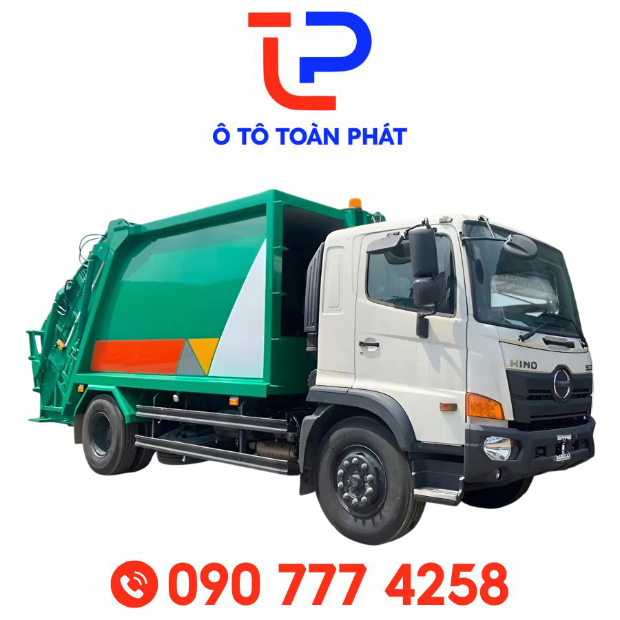 Xe Ép Rác Hino FG 14 Khối
