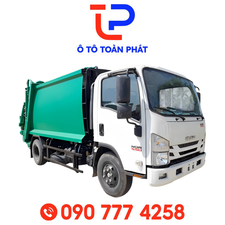 Xe Ép Rác Isuzu NQR 550 7 Khối