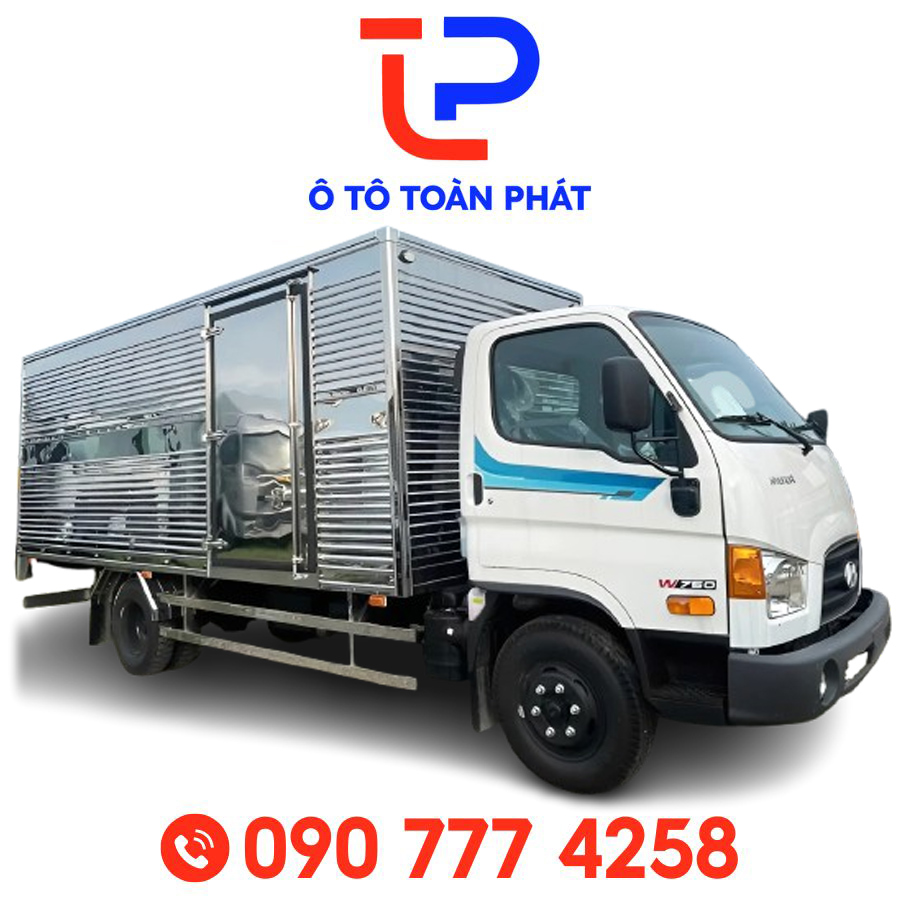 Xe Tải Hyundai Mighty W750 3,5 Tấn Thùng Kín