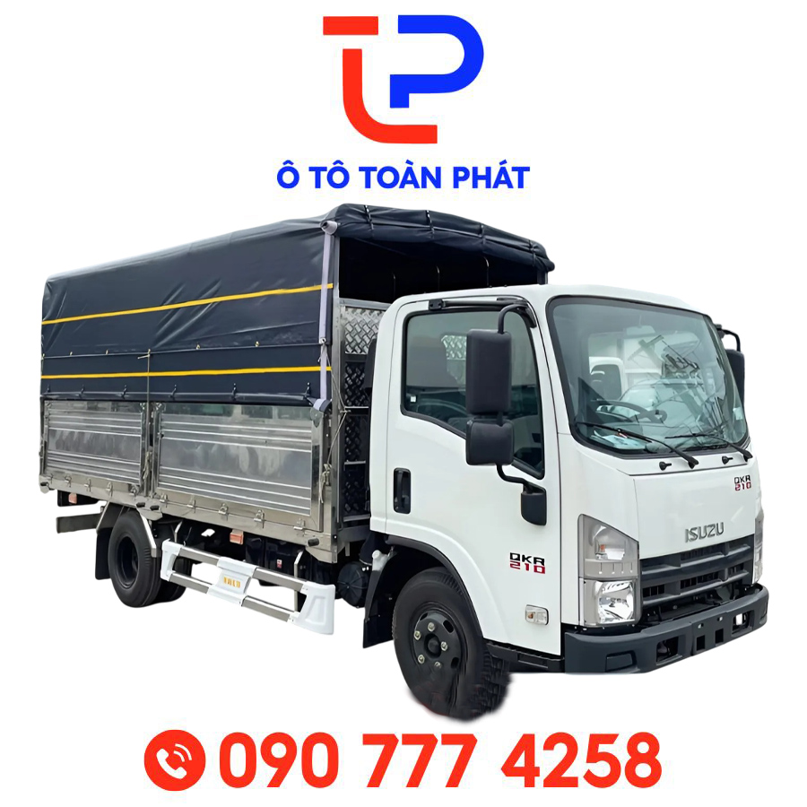 Xe Tải Isuzu QKR 210 1,9 Tấn – 2,3 Tấn Thùng Mui Bạt