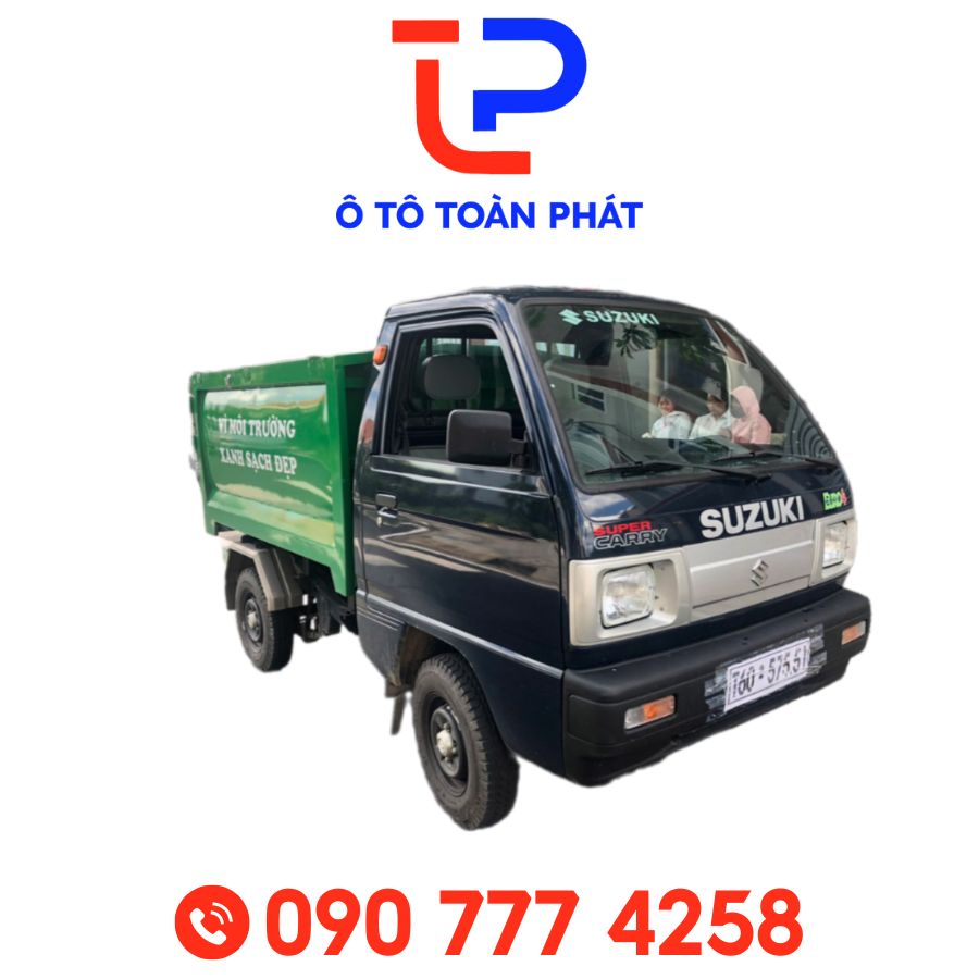 Xe Tải Suzuki Truck 400 Kg Chở Rác 1,7 Khối