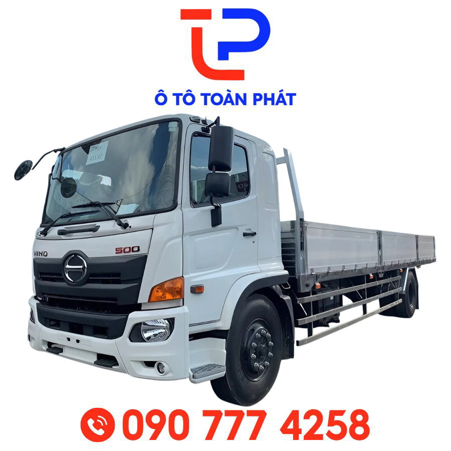Xe Tải Hino FG8JT8A PGV 8,5 Tấn – Thùng Lửng Dài 8m5