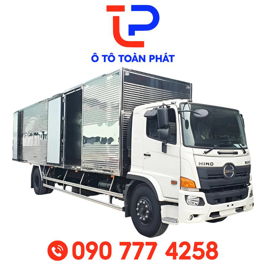 Xe Tải Hino FG8JT8A 7 Tấn – Thùng Kín Dài 10m