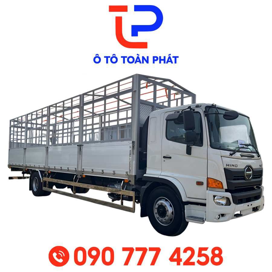 Xe Tải Hino FG8JT8A 7 Tấn – Thùng Mui Bạt Dài 10m