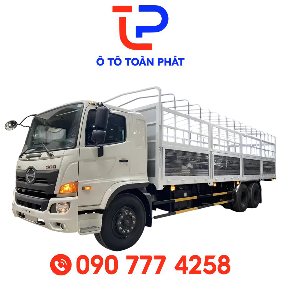 Xe Tải Hino FL 15 Tấn – Thùng Mui Bạt Dài 9m4