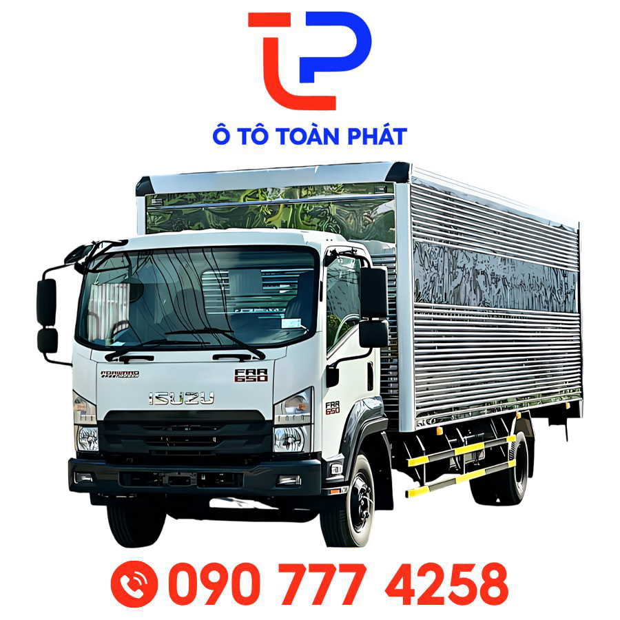 Xe Tải Isuzu FRR90QE5 – 6,2 Tấn Thùng Kín