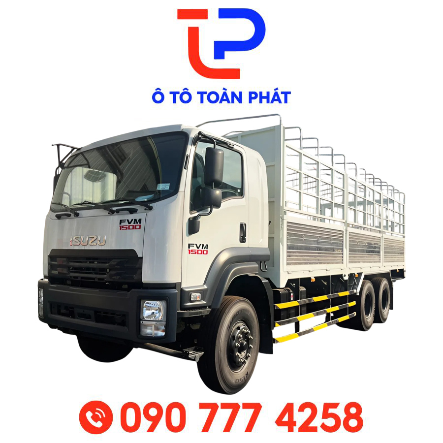 Xe Tải Isuzu FVM 1500 – 15 Tấn Mui Bạt Dài 7m7