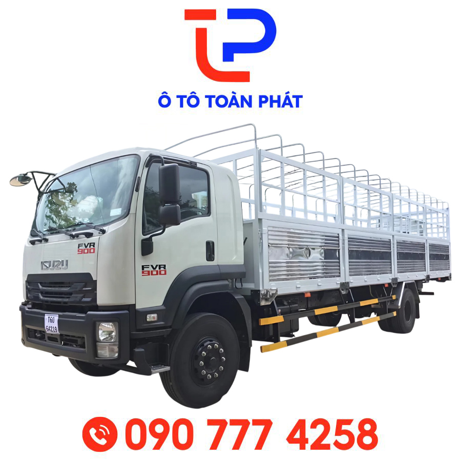 Xe Tải Isuzu FVR 900 – Thùng Bạt Dài 8m2