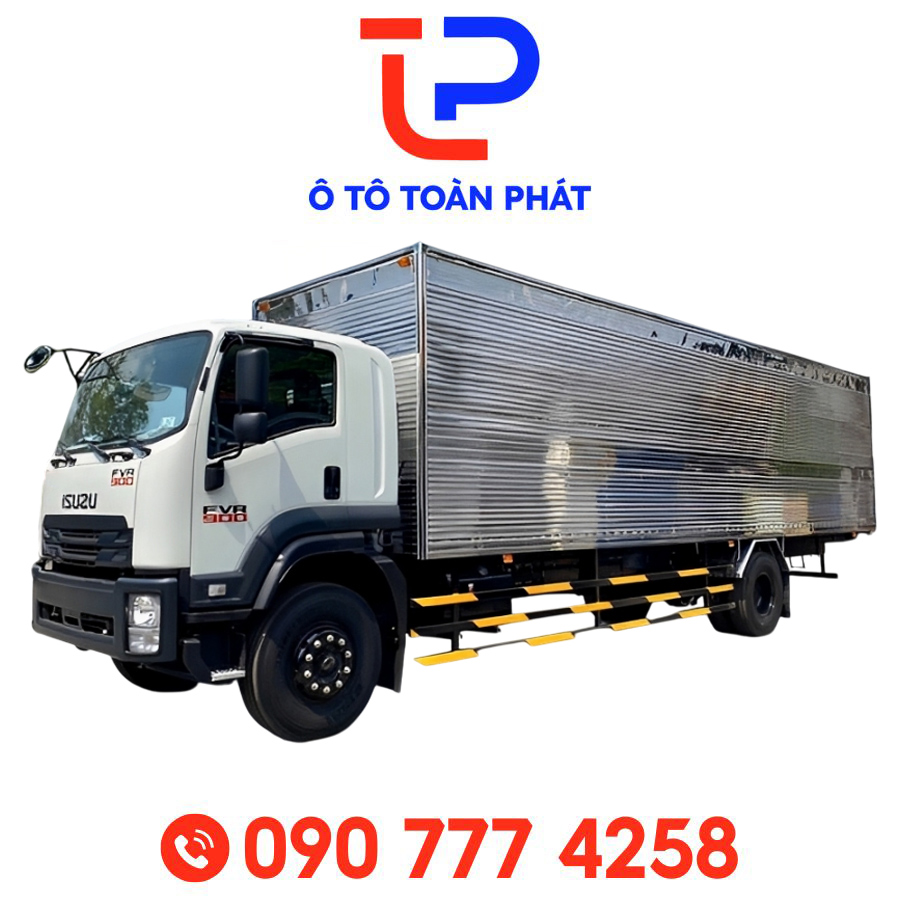 Xe Tải Isuzu FVR 900 – Thùng Kín Dài 8m2