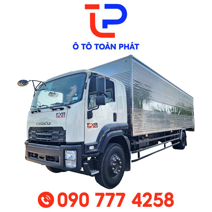 Xe Tải Isuzu FVR34UE5 – Thùng Kín Dài 9m6