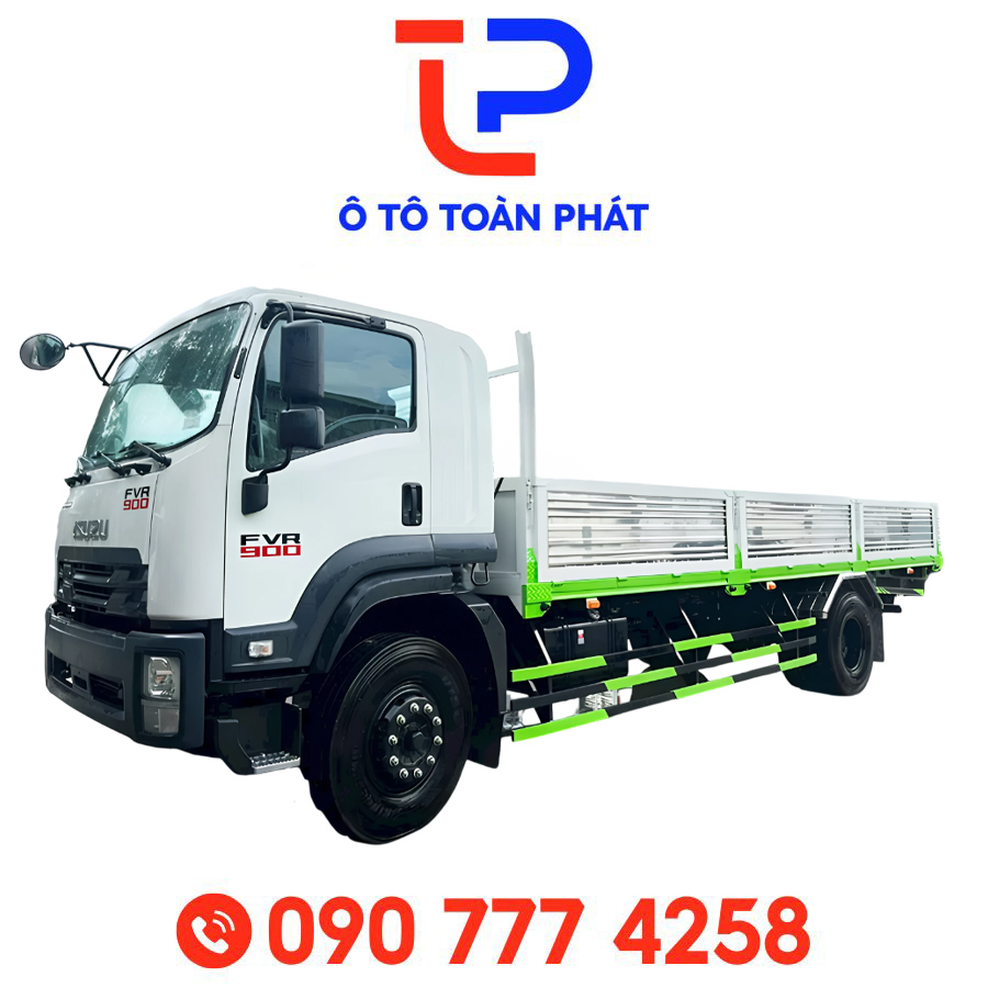 Xe Tải Isuzu FVR34UE5 – Thùng Lửng Dài 9m6