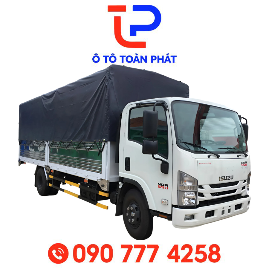 Xe tải Isuzu NQR75ME5 – 5,7 Tấn Thùng Mui Bạt