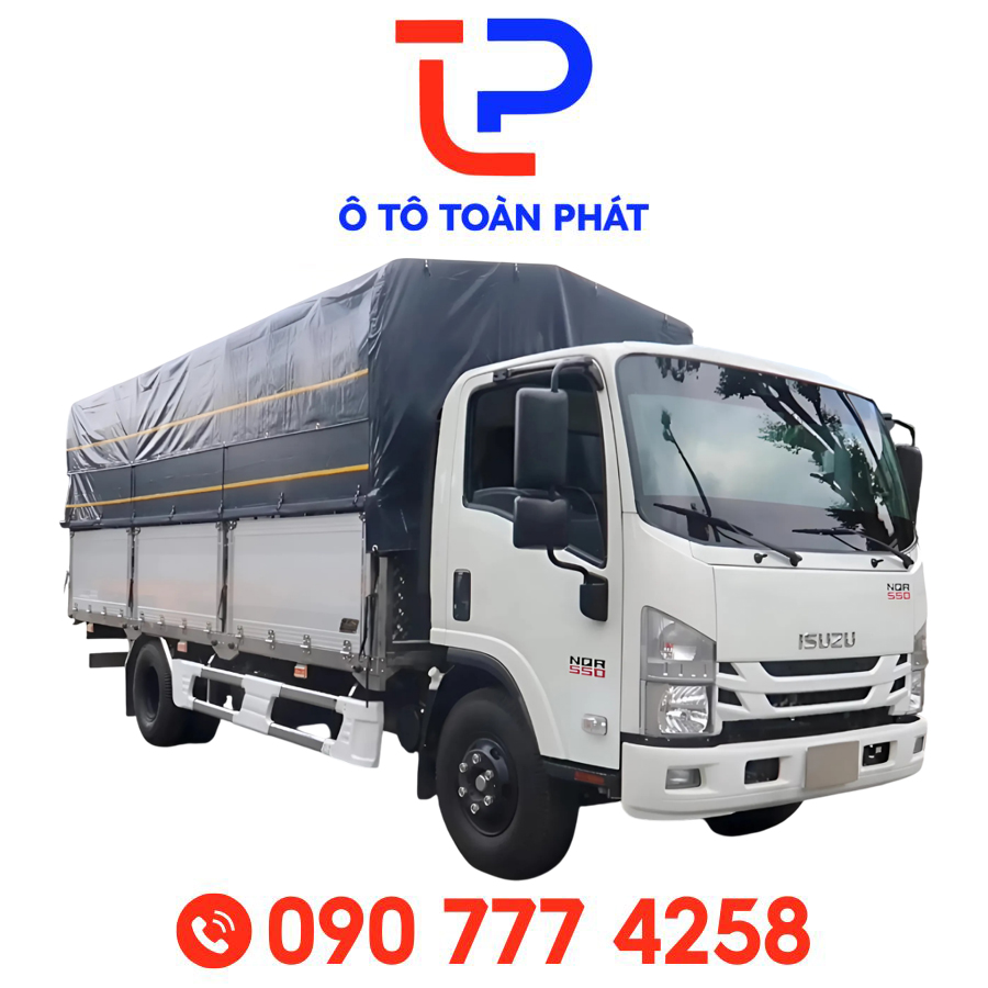 Xe tải Isuzu NQR75LE5 – 5 Tấn Thùng Mui Bạt