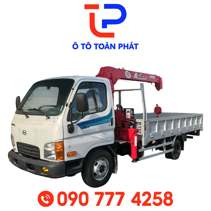 Xe Tải Hyundai Mighty N250SL – 1,6 Tấn Gắn Cẩu