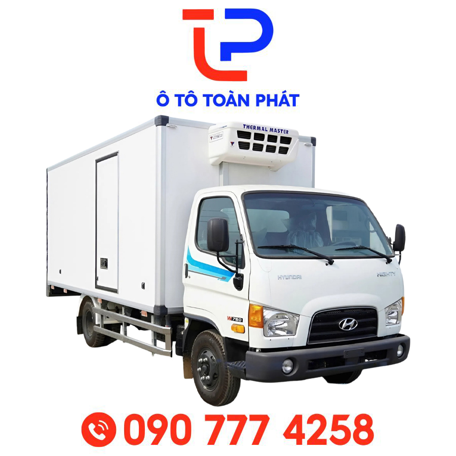 Xe Tải Hyundai Mighty W750 – 3,5 Tấn Thùng Đông Lạnh Dài 4m9
