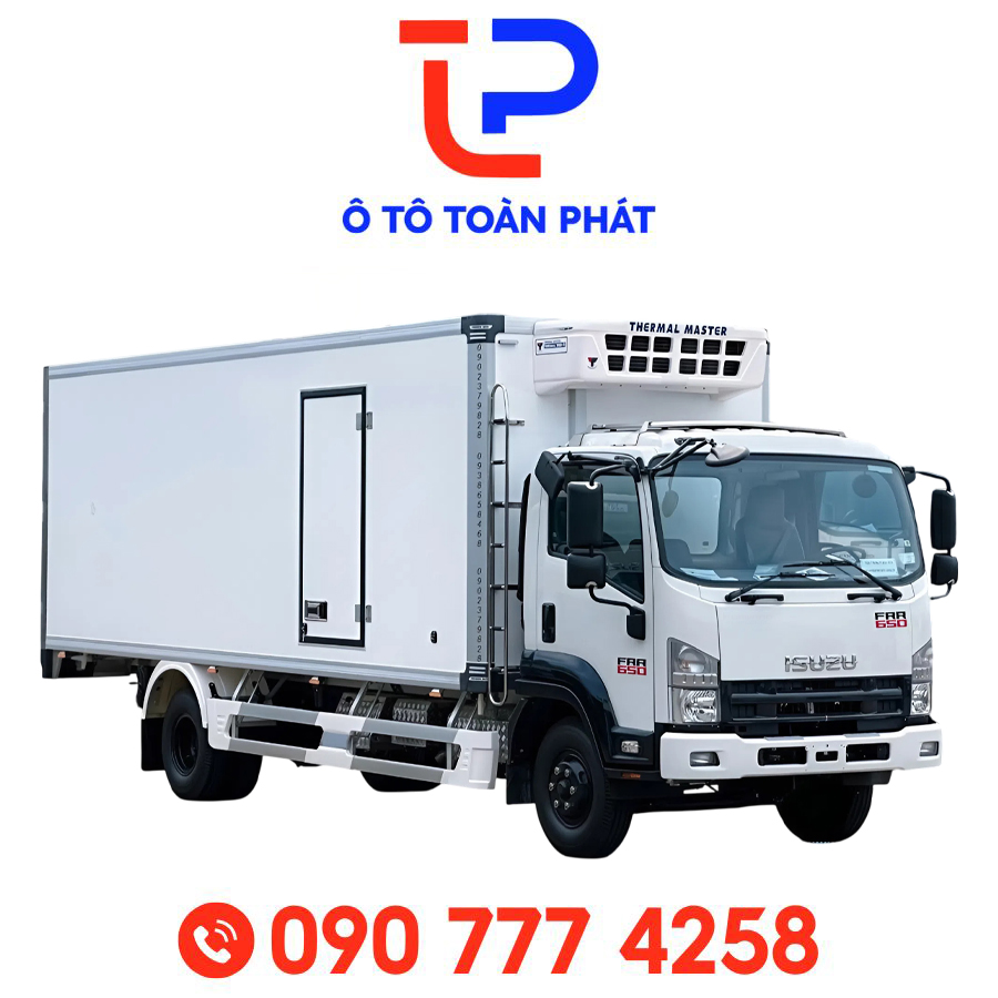 Xe Tải Isuzu FRR90LE5 – 6,2 Tấn Thùng Đông Lạnh