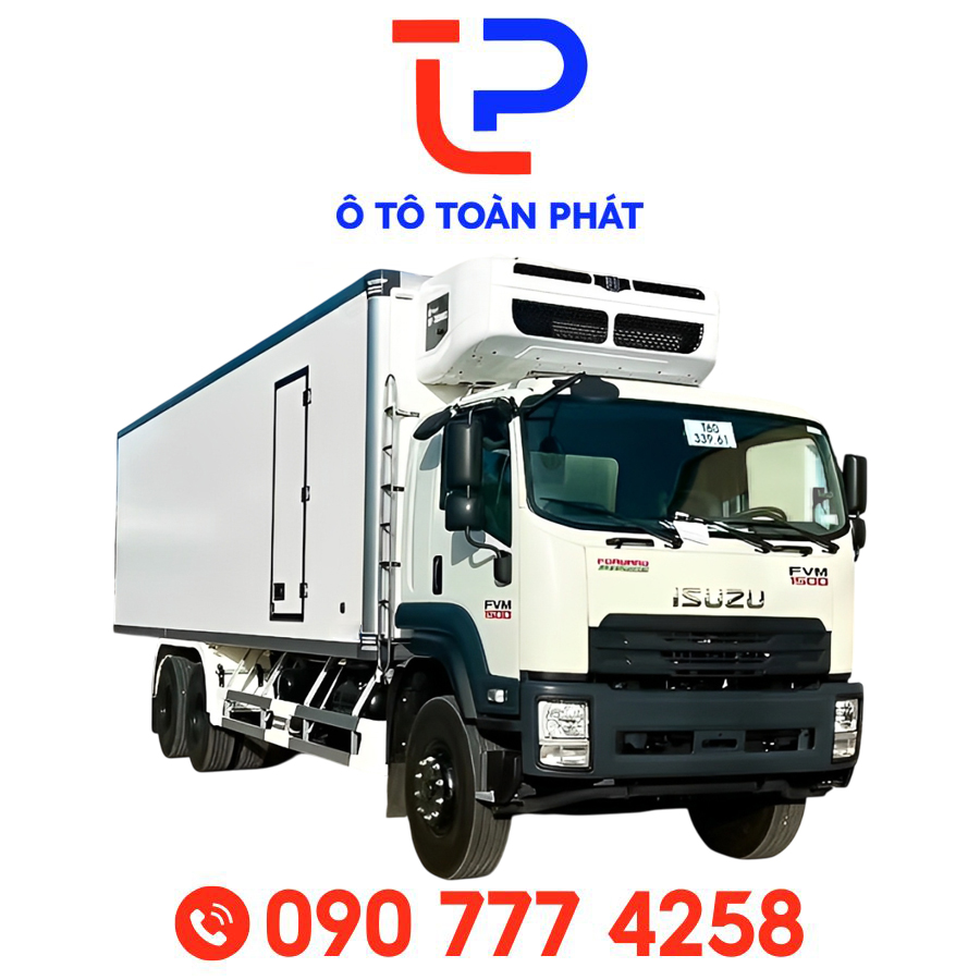 Xe Tải Isuzu FVM60TE5 – 15 Tấn Thùng Đông Lạnh Dài 7m7