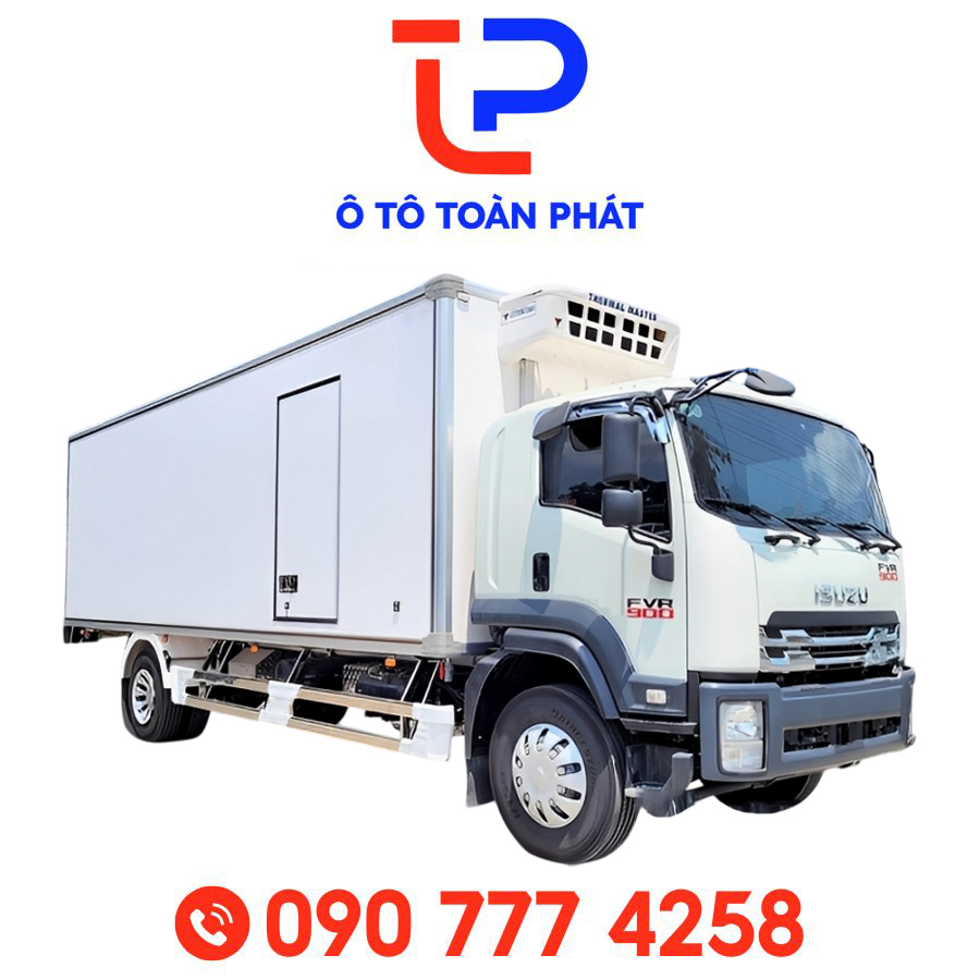 Xe Tải Isuzu FVR34UE5 – Thùng Đông Lạnh Dài 9m6