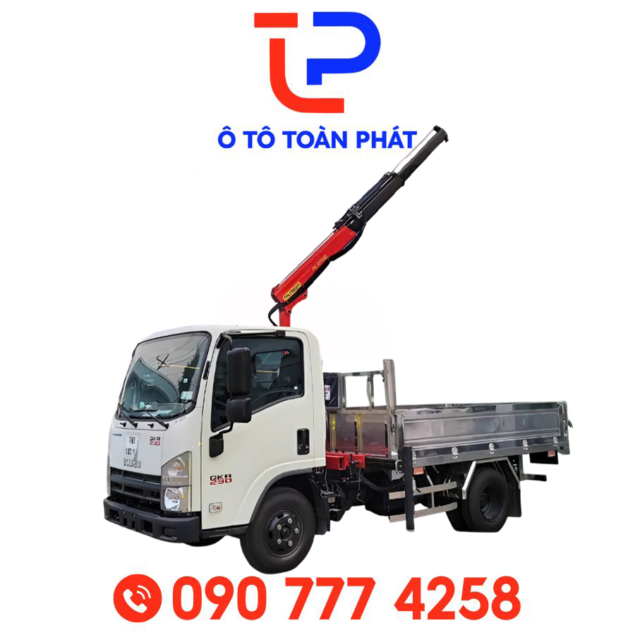 Xe Tải Isuzu QKR 230 – 2 Tấn Gắn Cẩu