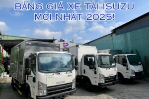 Bảng Giá Xe Tải Isuzu Euro 5 Mới Nhất Tháng 08/2025