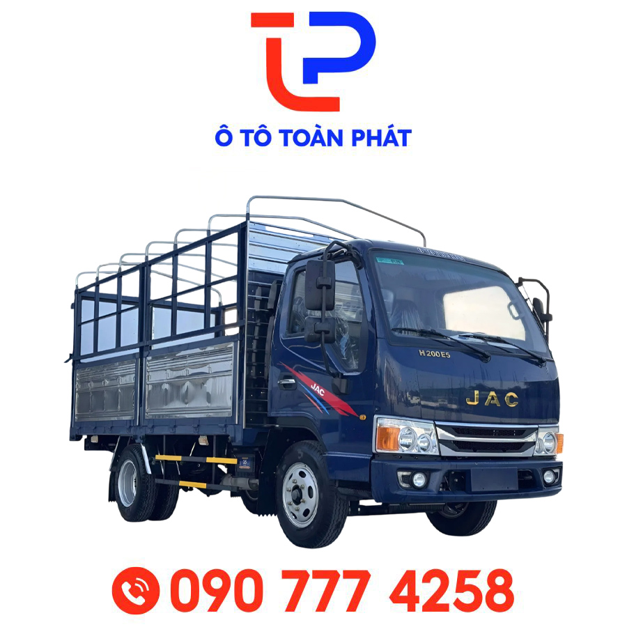 Xe Tải Jac H200 E5 – 1.9 Tấn Thùng Mui Bạt
