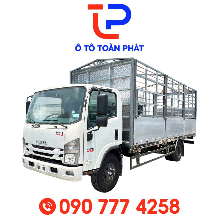 Xe Tải Isuzu NPR 350 – 3,49 Tấn Thùng Bạt