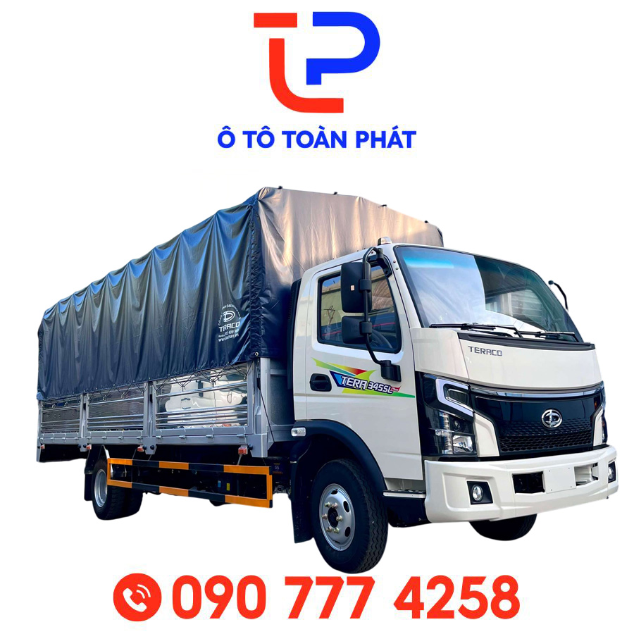 Xe Tải Tera 345SL Plus – Thùng Bạt Dài 6m2