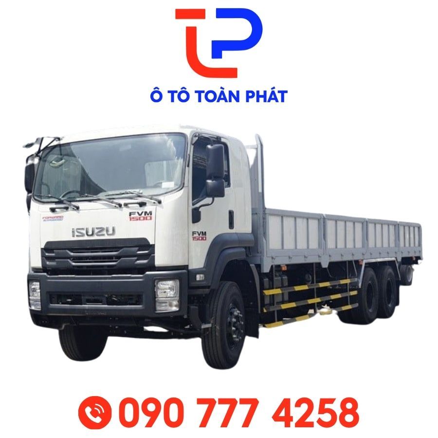 Xe Tải Isuzu Fvm 1500 15 Tấn Thùng Lửng