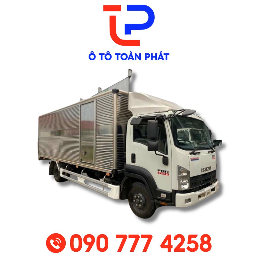 Xe Tải Isuzu Frr 650 6,5 Tấn Thùng Kín