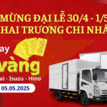 🎉 MỪNG KHAI TRƯƠNG CHI NHÁNH MỚI – MỪNG ĐẠI LỄ 30/4 & 1/5