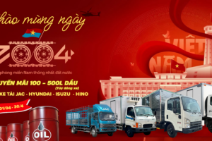 MỪNG ĐẠI LỄ 30/4 – 1/5: MUA XE TẢI TẠI TOÀN PHÁT – NHẬN QUÀ “KHỦNG” LÊN ĐẾN 500L DẦU!